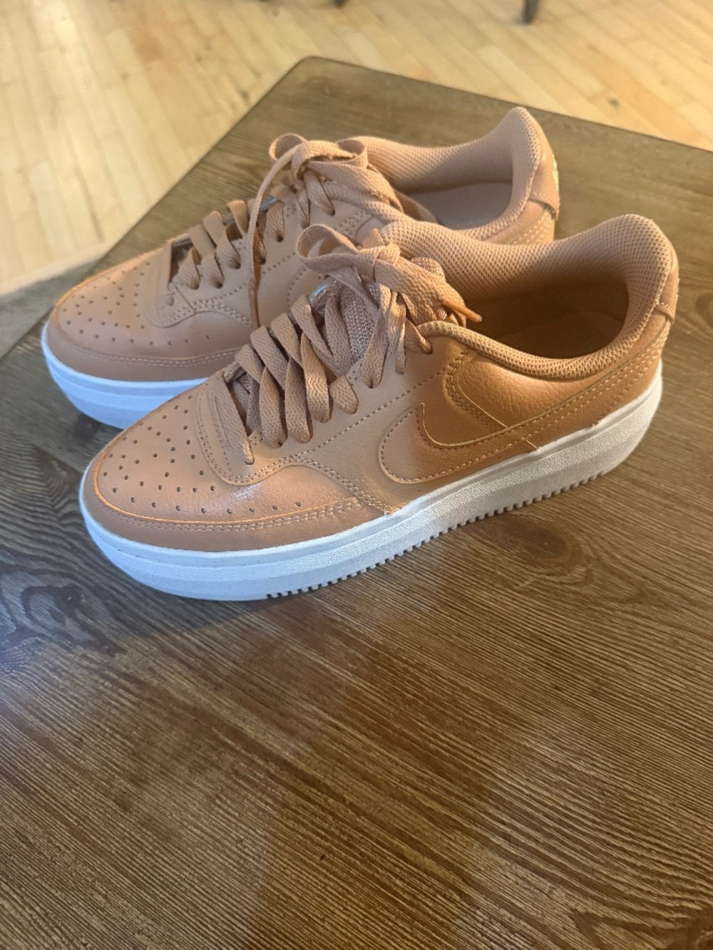 Nike Court vision Ultra 2” platform trainers